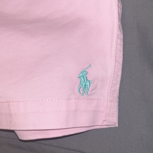 POLO RALPH LAUREN Men's Pink Classic Fit Elastic Waist Prepster 6" Chino Shorts - Picture 2 of 9